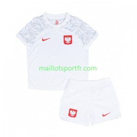 Maillot de Foot Pologne Enfant Domicile Coupe du monde 2022